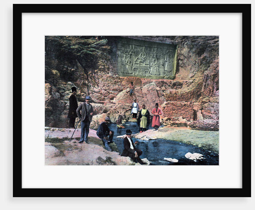 The Shah of Persia and his children by Gillot