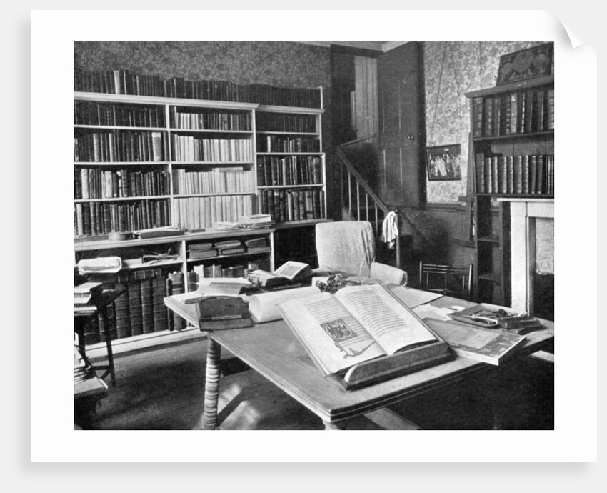 William Morris's study, Kelmscott Manor, Kelmscott, Oxfordshire by Anonymous