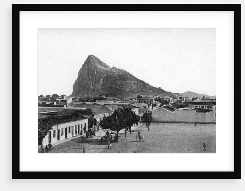 The Rock of Gibraltar from La Linea Bull Ring, Spain by VB Cumbo