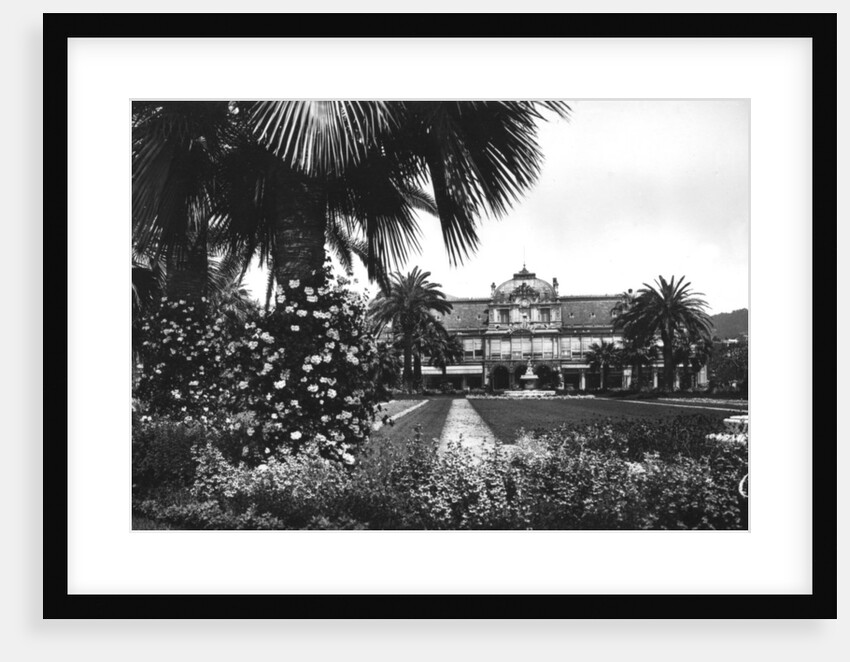 View of Albert I Gardens and the Casino, Nice, South of France by Anonymous