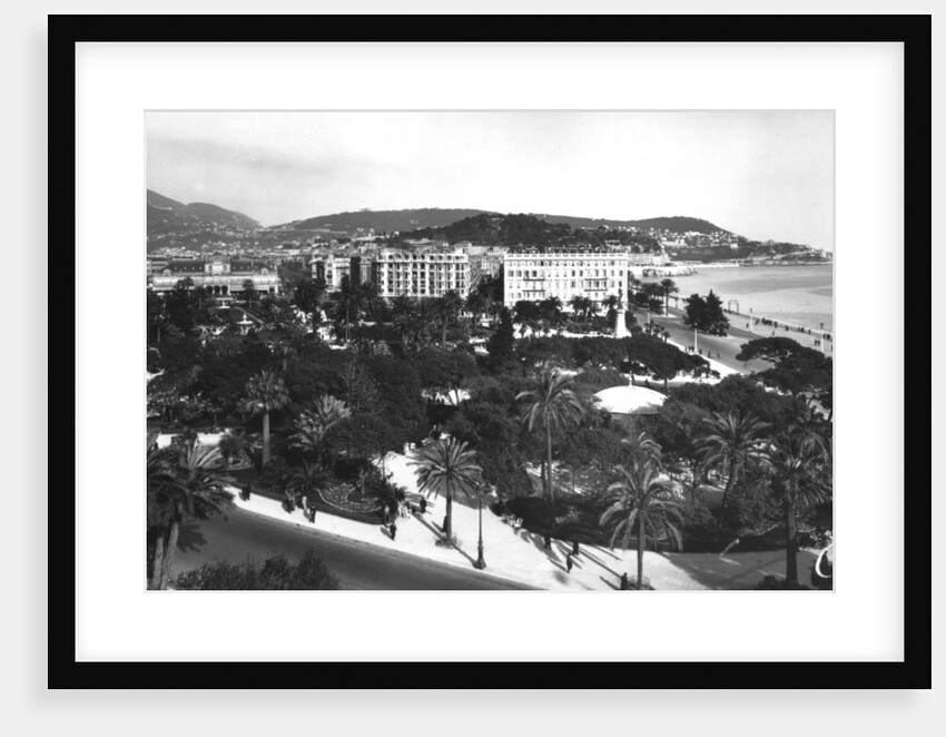 View of Albert I Gardens, Nice, South of France by Anonymous