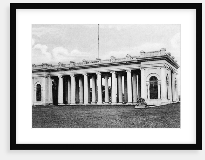 Princep Ghat, Strand Road, Calcutta, India by Newman