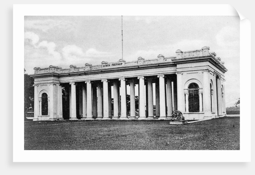Princep Ghat, Strand Road, Calcutta, India by Newman