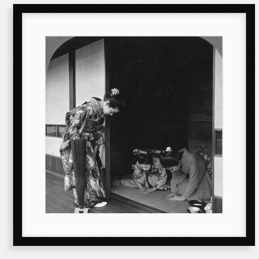 Three Japanese women, Japan by BL Singley
