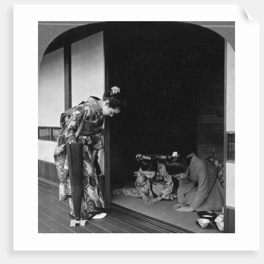 Three Japanese women, Japan by BL Singley