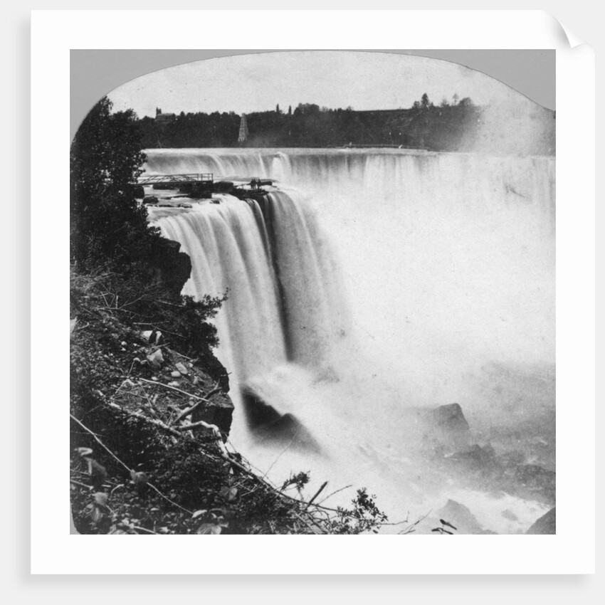 Horseshoe Falls as seen from Goat Island, Niagara Falls by George Barker