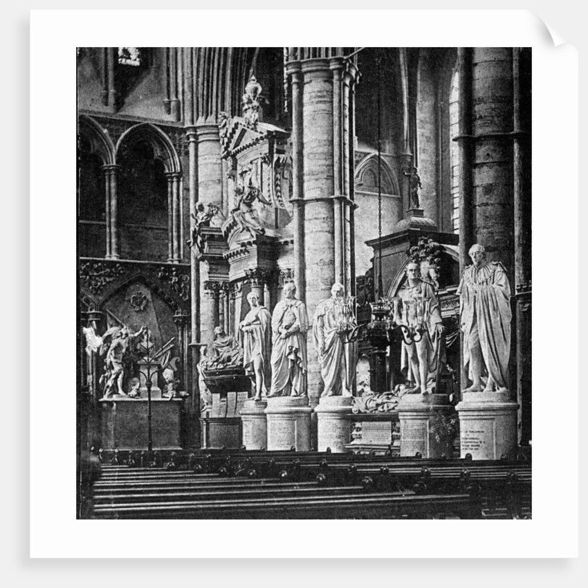 Statesman's Corner, Westminster Abbey, London by Anonymous