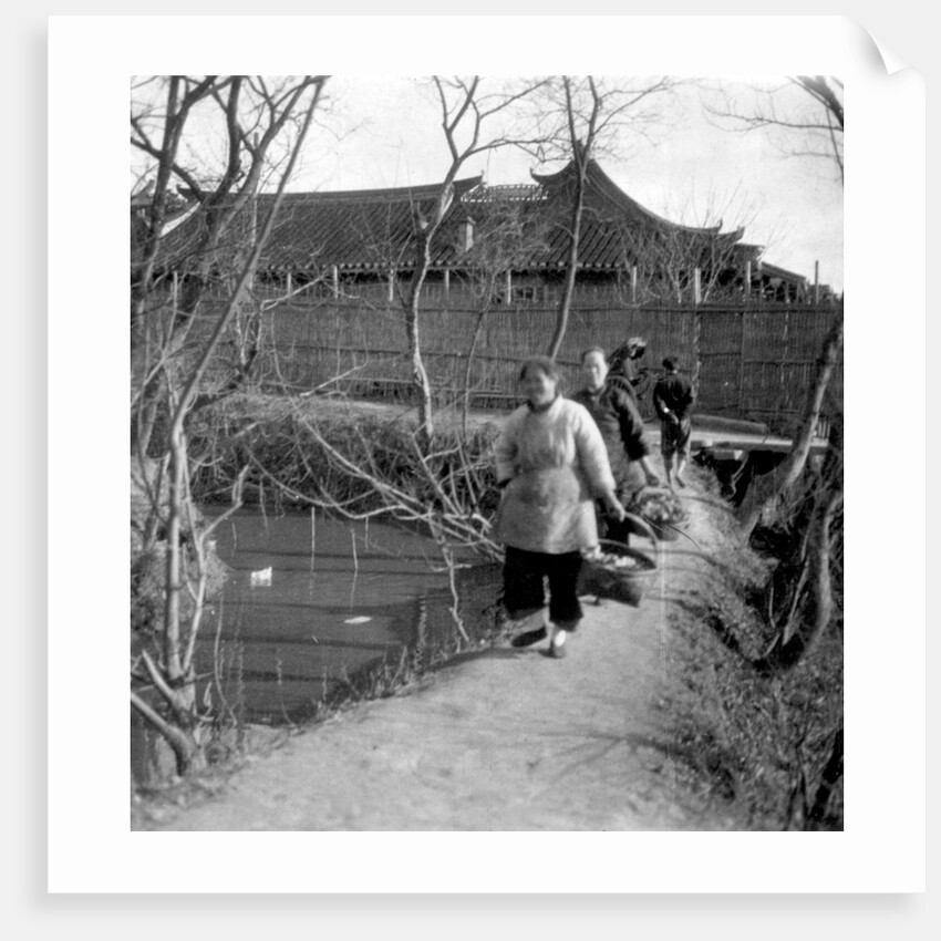 Villagers in Shanghai, China by J Dearden Holmes