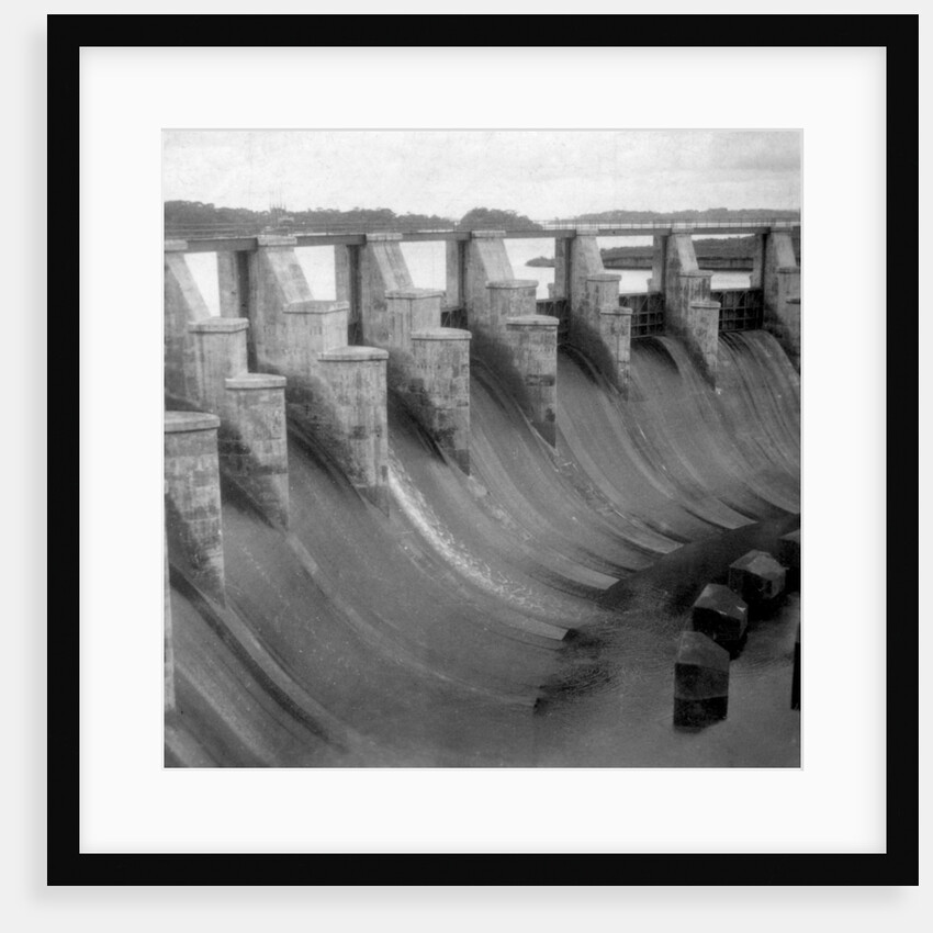 The spillway, Gatun Lock, Panama Canal, Panama by J Dearden Holmes