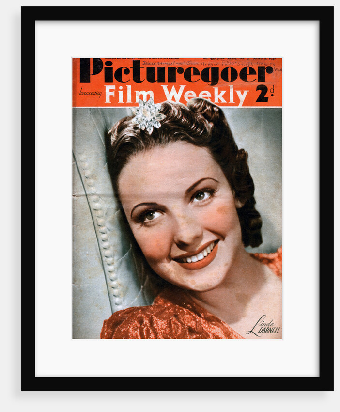 Linda Darnell (1923-1965), American actress by Anonymous