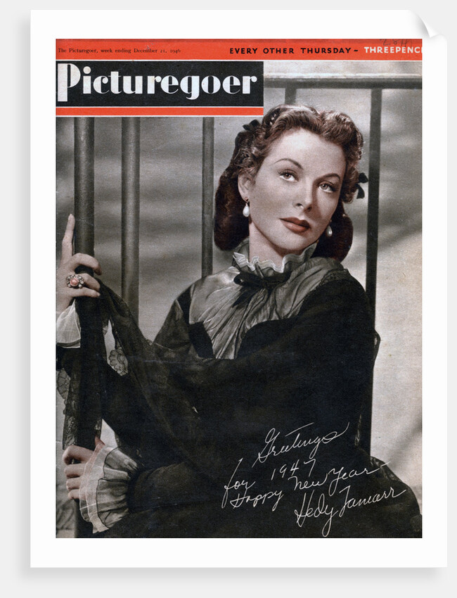 Hedy Lamarr (1914-2000), Austrian-born American actress by Anonymous