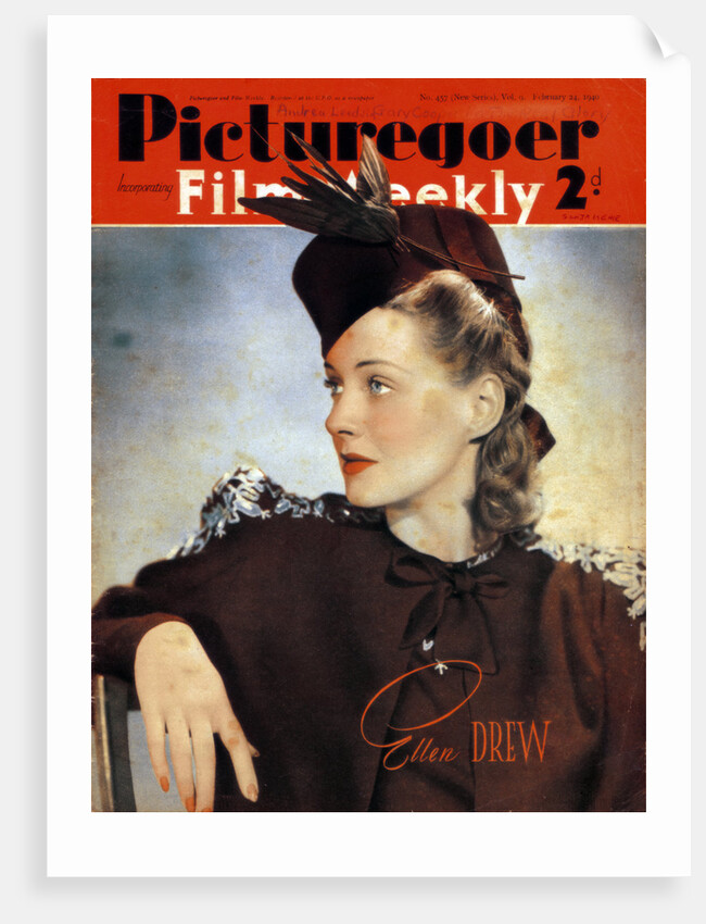 Ellen Drew (1915-2003), American actress by Anonymous