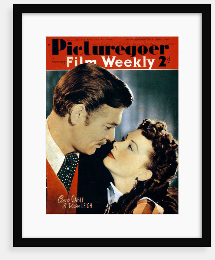 Clark Gable (1901-1960) and Vivien Leigh (1913-1967), actors by Anonymous