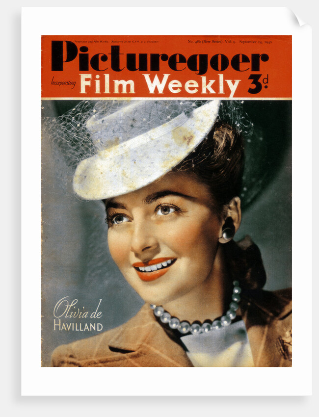 Olivia de Havilland (b1916), American actress by Anonymous