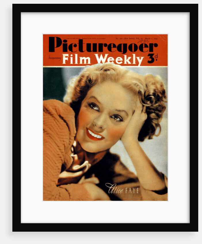Alice Faye (1915-1998), American actress by Anonymous
