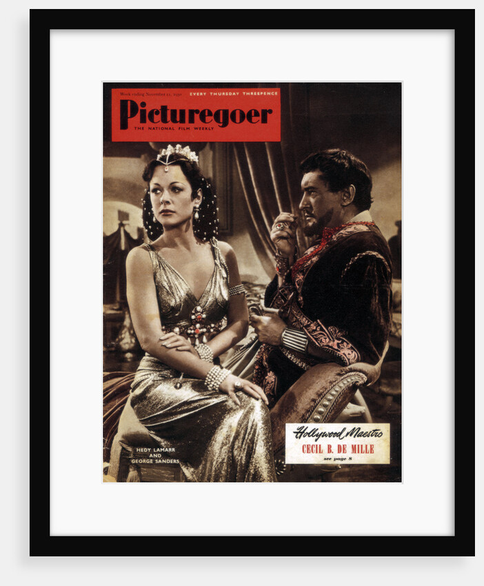 Hedy Lamarr (1914-2000) and George Sanders (1906-1972), actors by Anonymous