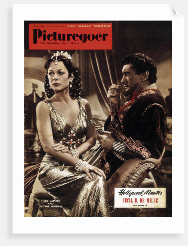 Hedy Lamarr (1914-2000) and George Sanders (1906-1972), actors by Anonymous