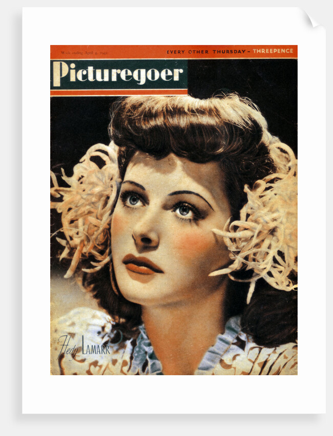 Hedy Lamarr (1914-2000), Austrian-born American actress by Anonymous