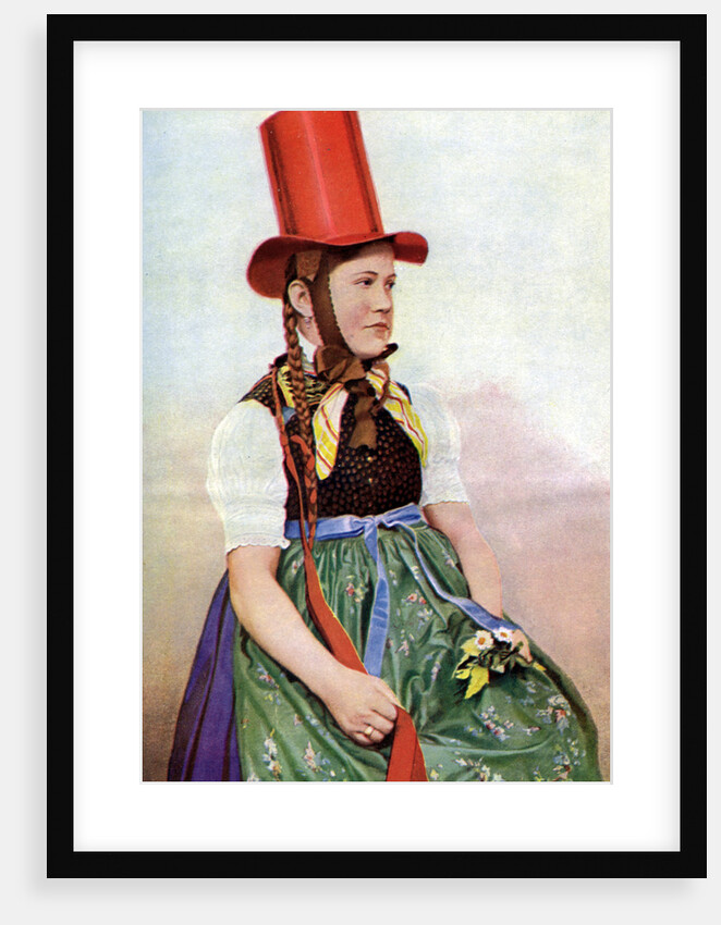 A forest maiden in her Sunday frock by Georg Haeckel