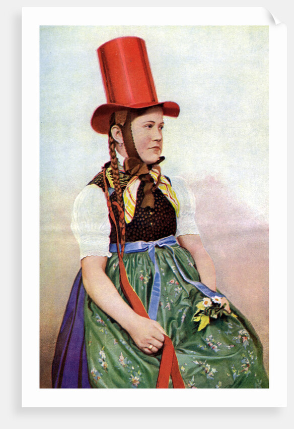 A forest maiden in her Sunday frock by Georg Haeckel