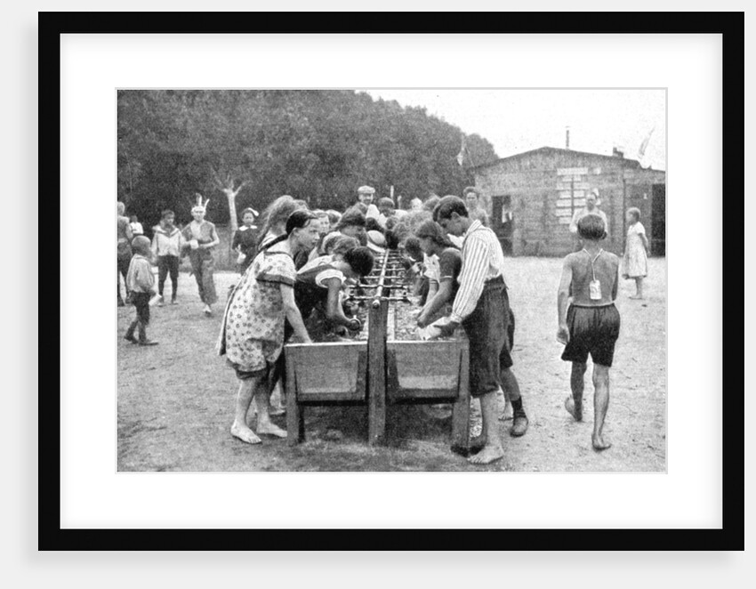 Washing-up at a juvenile summer holiday camp, Germany by Otto Haeckel