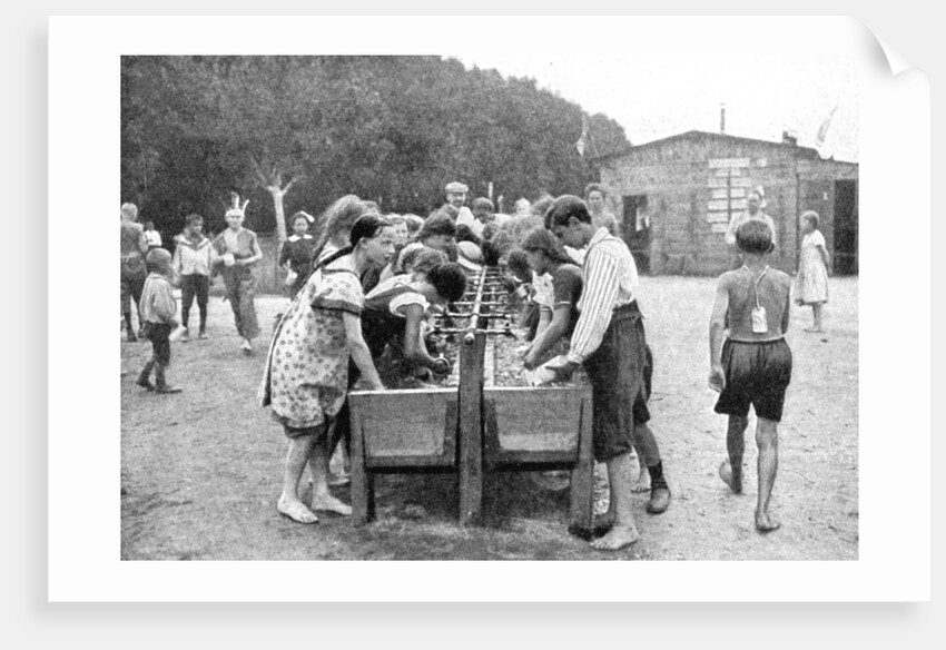 Washing-up at a juvenile summer holiday camp, Germany by Otto Haeckel