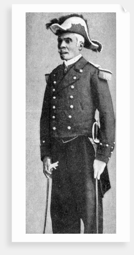 François C. Antoine Simon, president of Haiti, dressed as an admiral by Anonymous