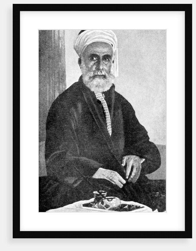 Ali bin Hussein (1879-1935), first King of Hejaz (Al-Hijaz), Saudi Arabia by Anonymous
