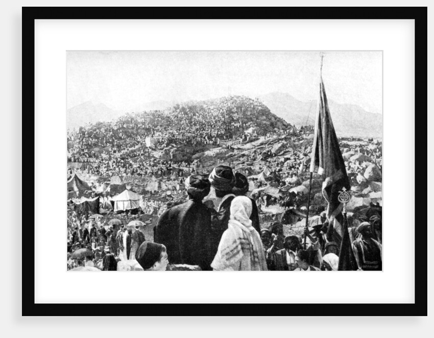 Pilgrims performing the 'Wukuf', Mount Arafat, Saudi Arabia by Anonymous