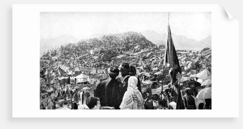 Pilgrims performing the 'Wukuf', Mount Arafat, Saudi Arabia by Anonymous