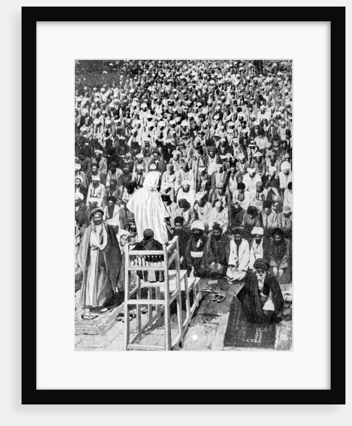 Pious Moslems gathered at the 'Durbar of God', Mecca, Saudi Arabia by Anonymous