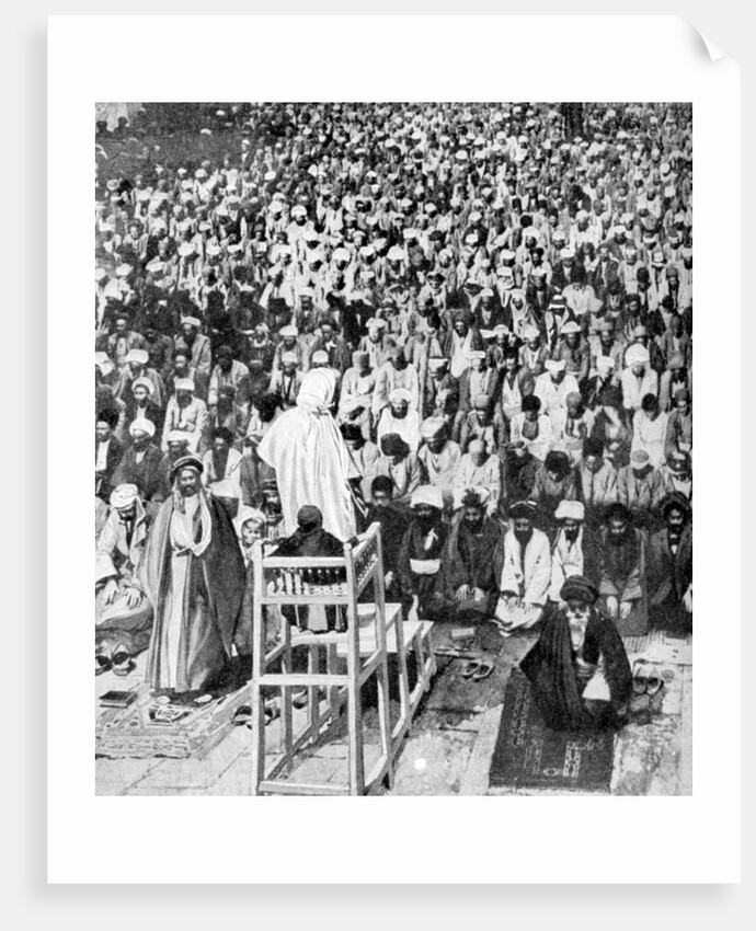 Pious Moslems gathered at the 'Durbar of God', Mecca, Saudi Arabia by Anonymous