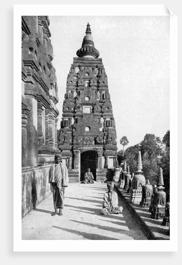 Buddh Gaya, Buddha's holiest place, India by Deaville Walker