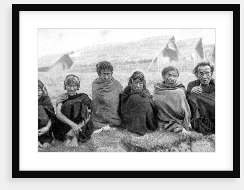 Elderly Naga, Assam, India by D Macintyre