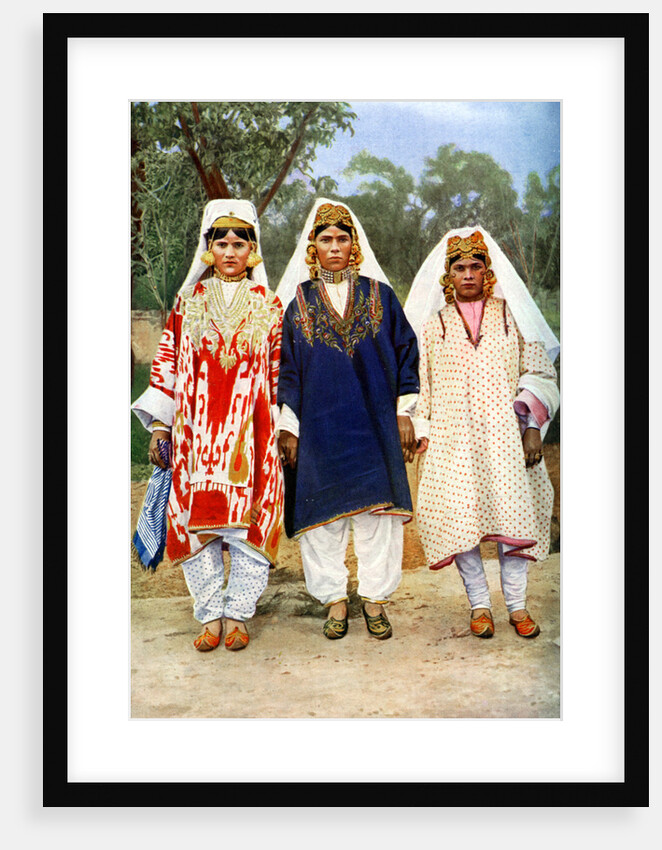Kashmiri women, India by Publishers Photo Service