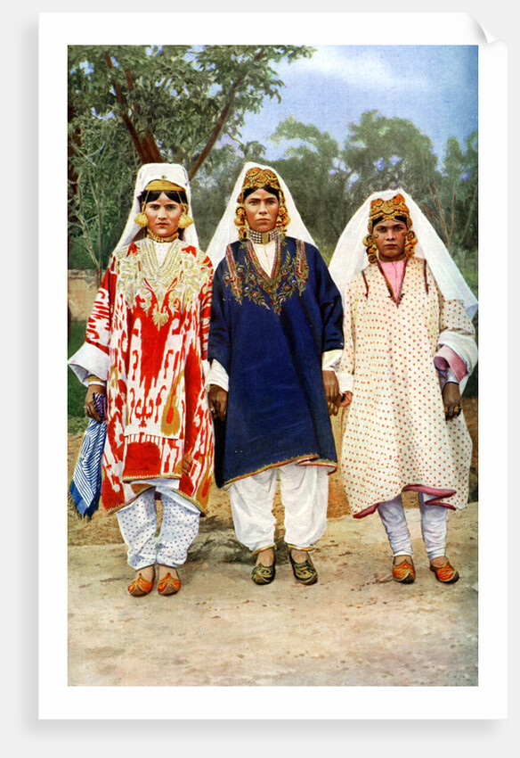 Kashmiri women, India by Publishers Photo Service