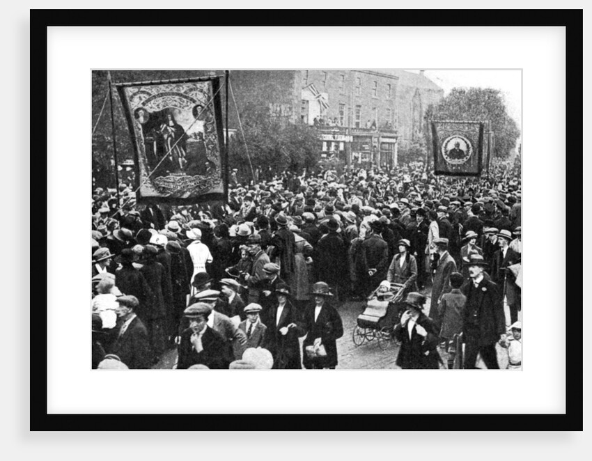 Annual procession of the Orangemen, Belfast, Northern Ireland by J Johnson