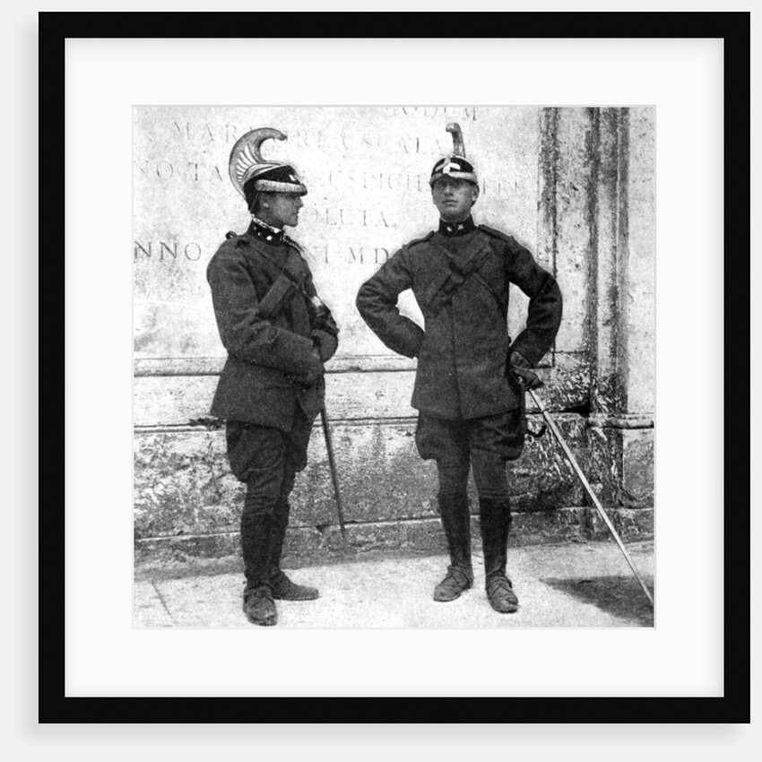 Two Italian dragoons by Donald McLeish