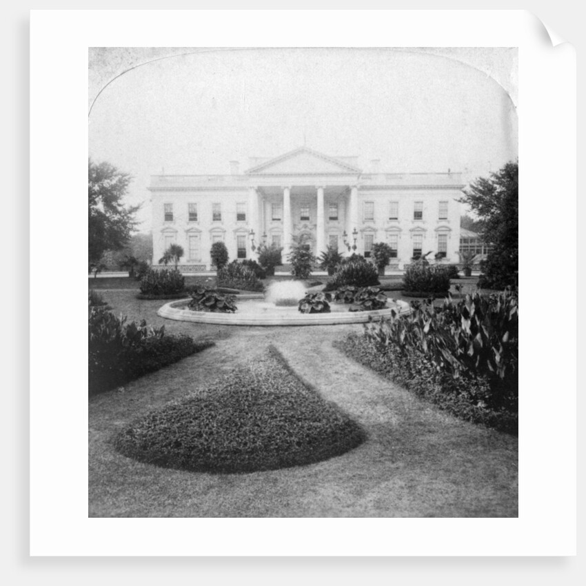 The White House, Washington, DC., USA by Underwood & Underwood