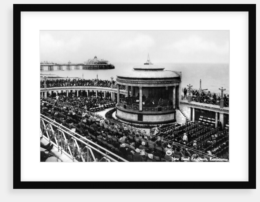 The new band enclosure, Eastbourne, East Sussex by Anonymous