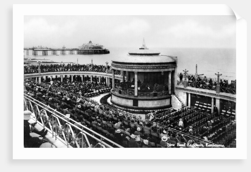 The new band enclosure, Eastbourne, East Sussex by Anonymous