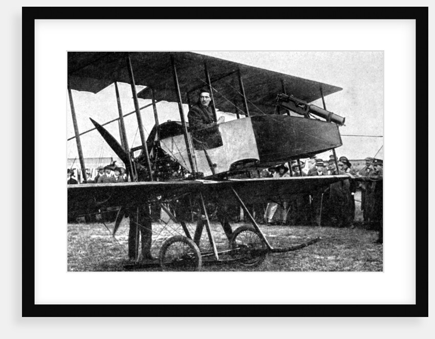 British aeroplane with quick-fire gun, First World War by Anonymous