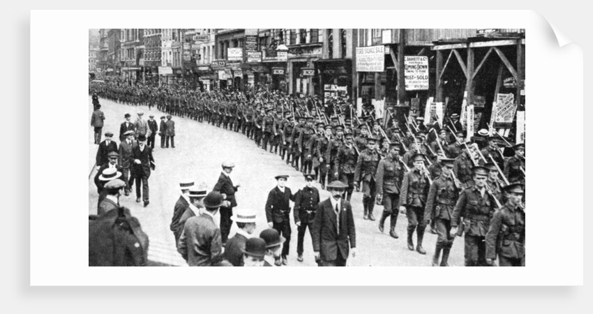 The Citizen Army of Territorials, Strand, London, First World War by Anonymous