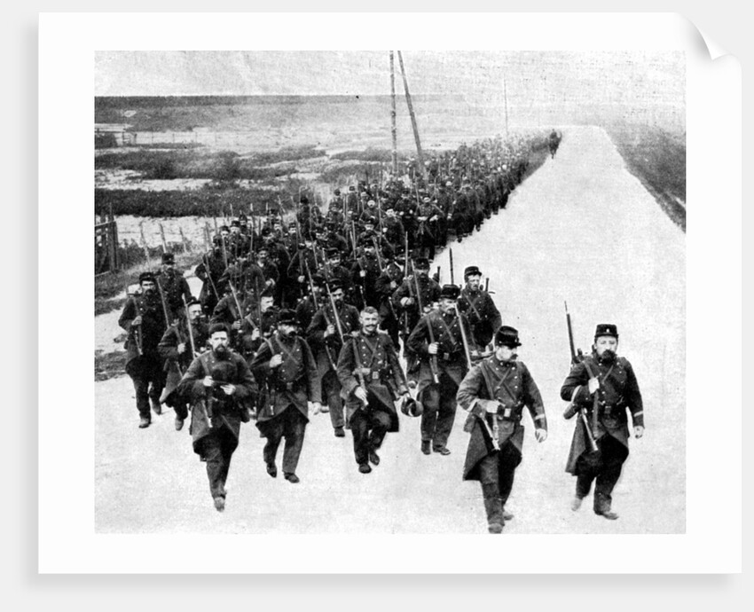 French infantry, reinforcements for the allies, First World War by Anonymous