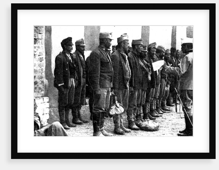 Austrian troops surrender without firing a shot by Anonymous