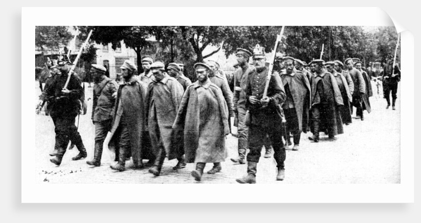 Russian prisoners, East Prussia, First World War by Anonymous