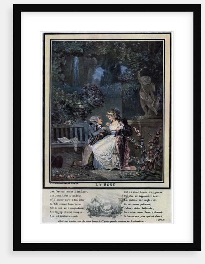 La Rose by Philibert Louis Debucourt
