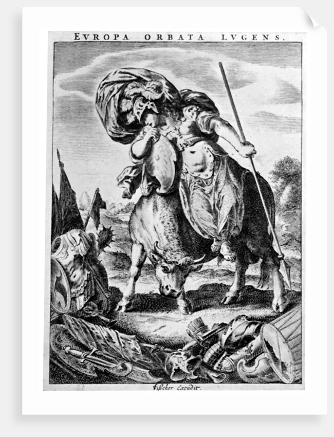 Allegorial view of Europe by Cornelis de Visscher