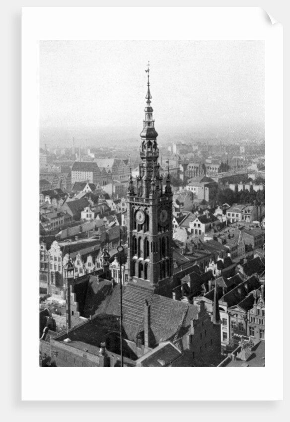 Marienkirche Church steeple, Germany by Anonymous