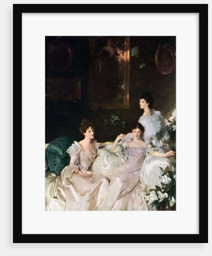 Lady Elcho, Mrs Tennant and Mrs Adeane by John Singer Sargent
